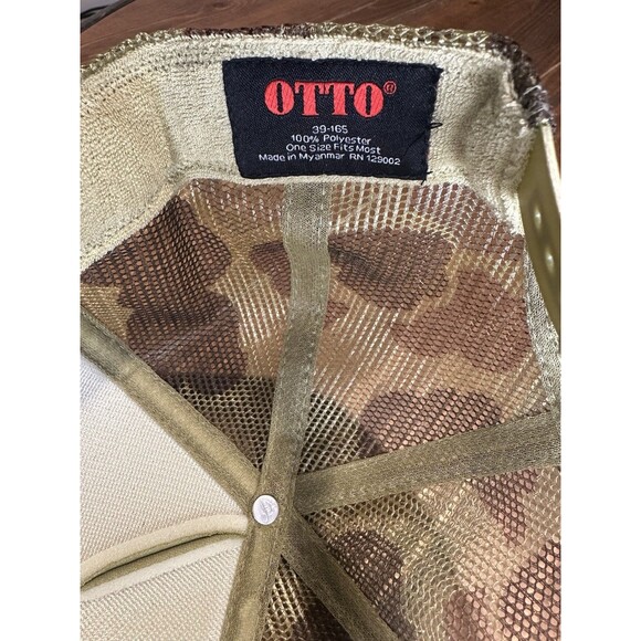 Rayco Mercantile Trucker Hat Camo Mesh Snapback Cap Otto 39-165 - Picture 4 of 5
